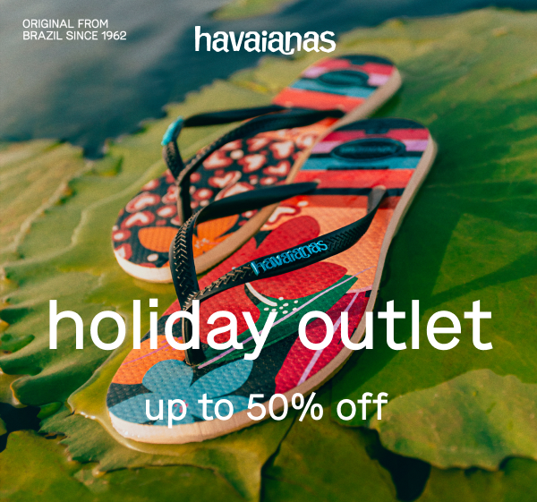 holiday outlet                 up to 50% off