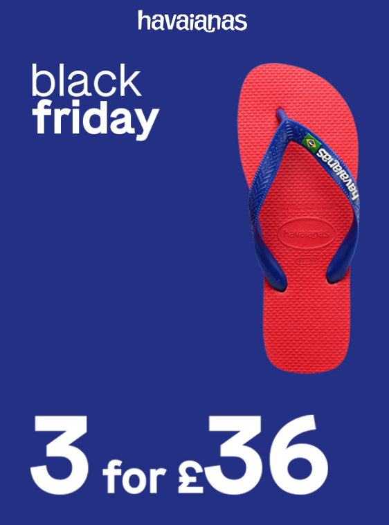 black friday                  3 for £36