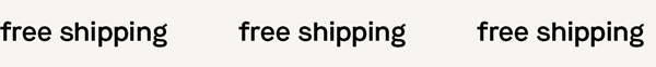 free shipping