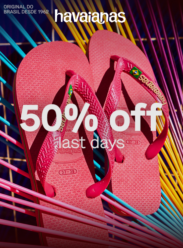 50% off                 last days